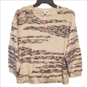 J.jill pure jill Multicolor Intarsia Long sleeve  Sweater Sz XL